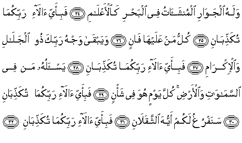 HOLY QURAN 055 - Surah Rahman